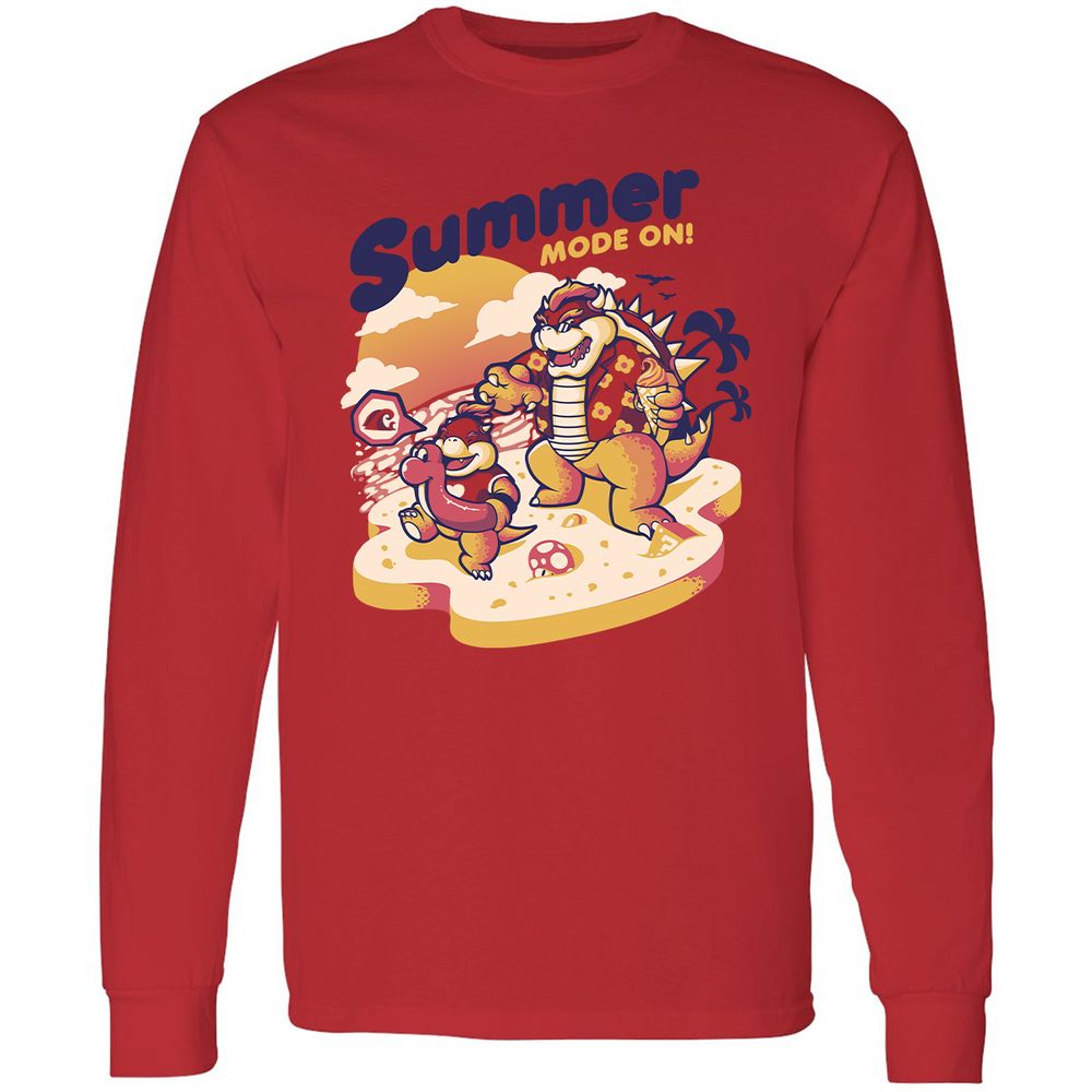 Long Sleeve T-Shirt - 9S1F77SF - Red - 14