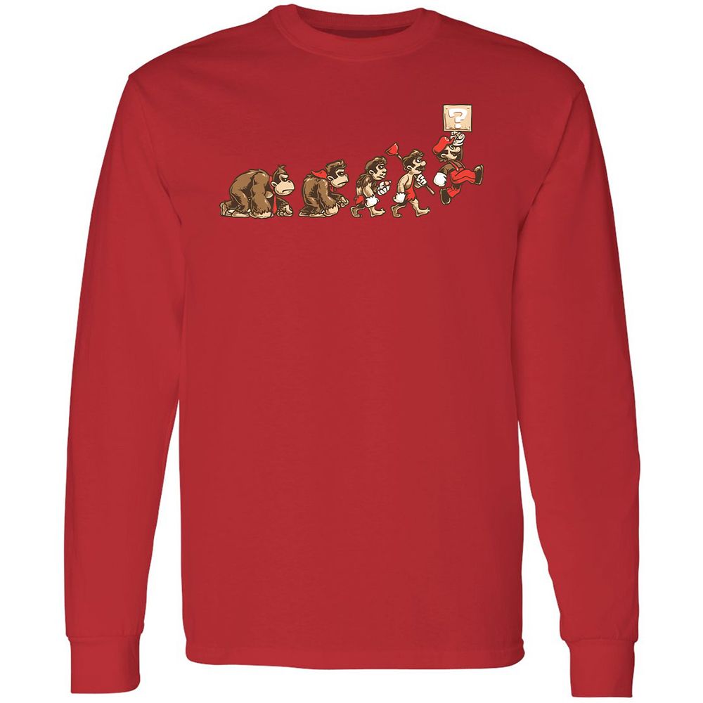 Long Sleeve T-Shirt - NG316HJC - Red - 14