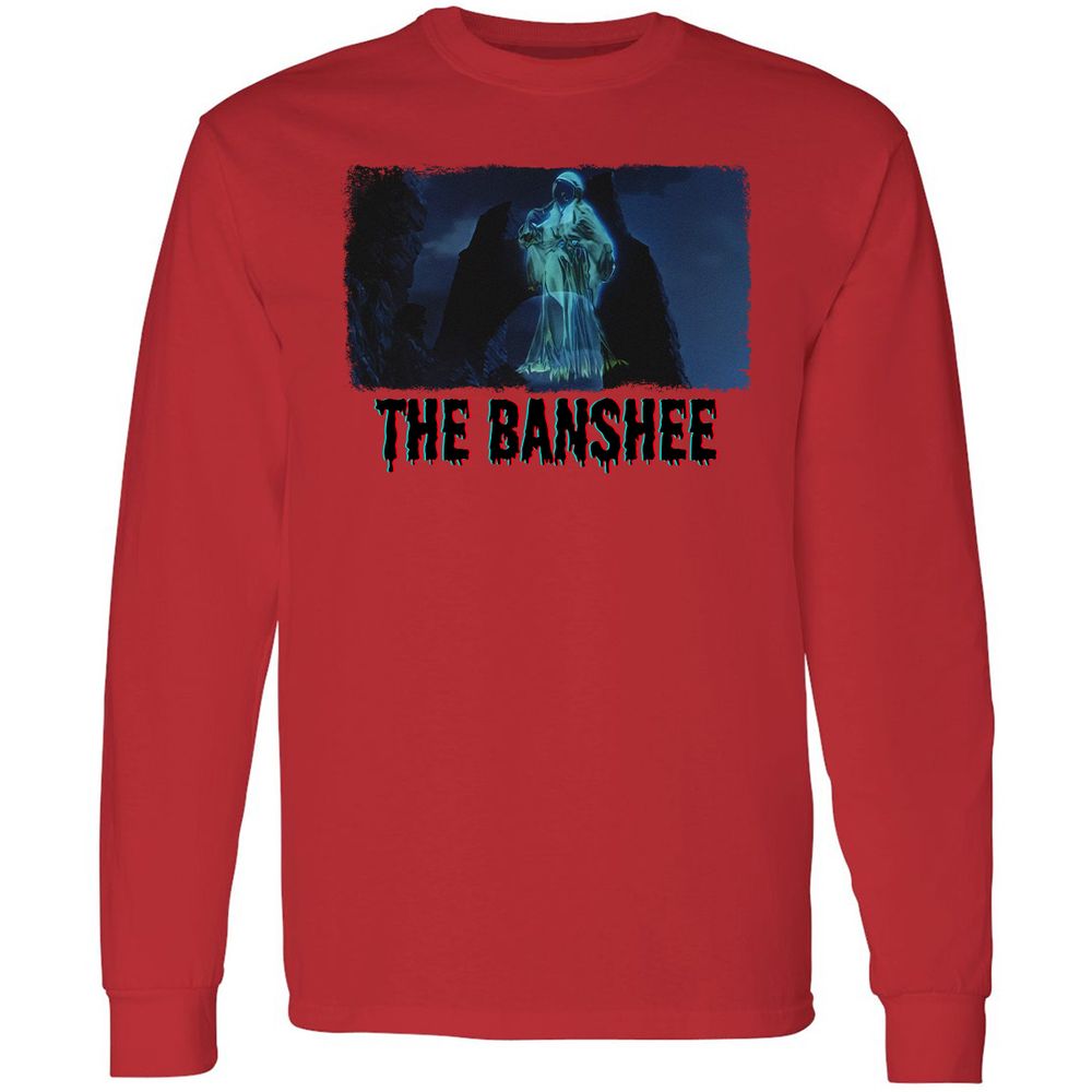 Long Sleeve T-Shirt - QYQZNLNL - Red - 14