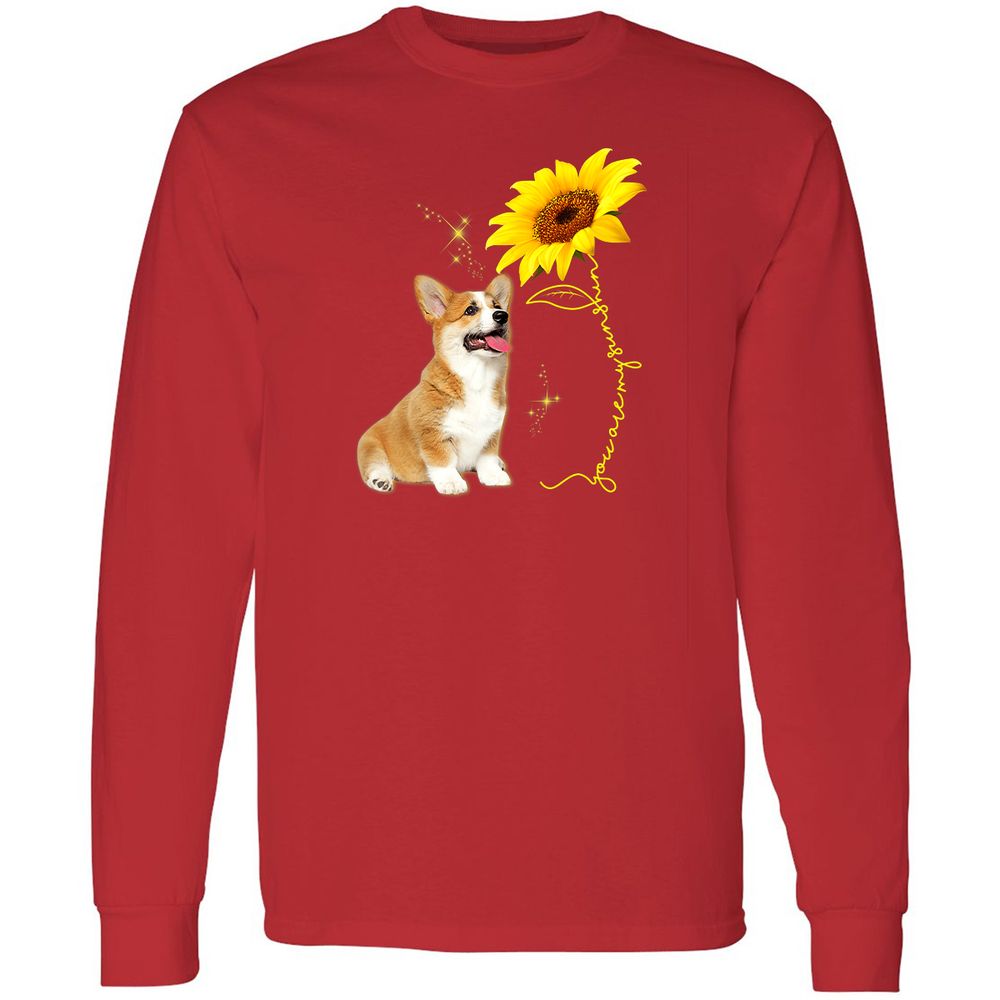 Long Sleeve T-Shirt - EHVP3ELS - Red - 14
