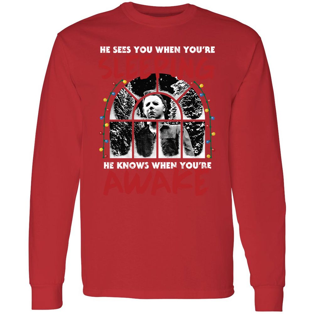 Long Sleeve T-Shirt - UN4H8UPA - Red - 14