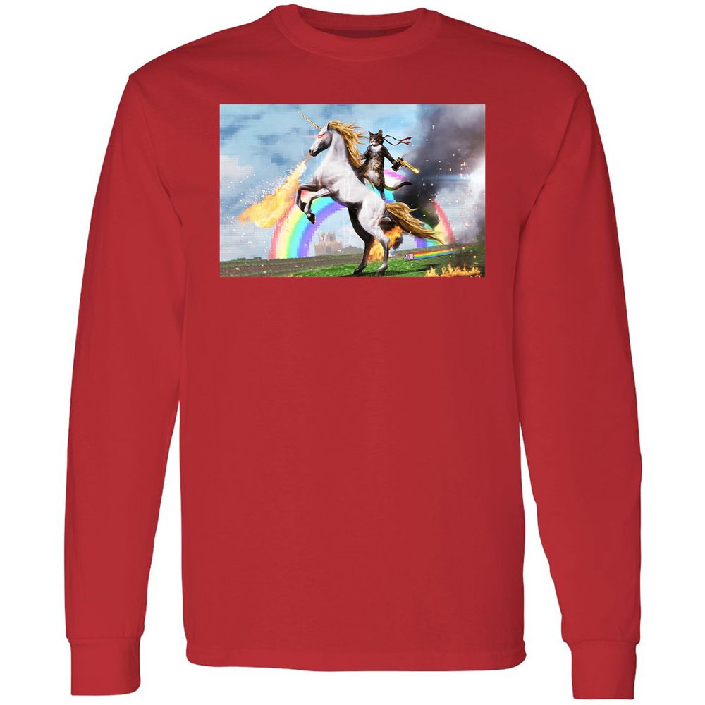 Long Sleeve T-Shirt - N21FGS4T - Red - 14