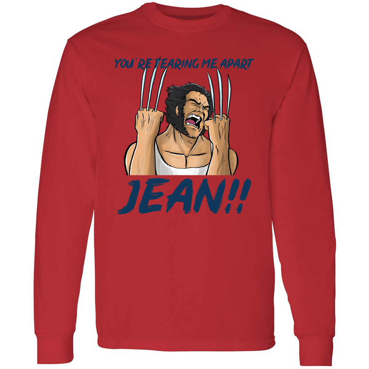 Long Sleeve T-Shirt - MC5AGTDE - Red - 14