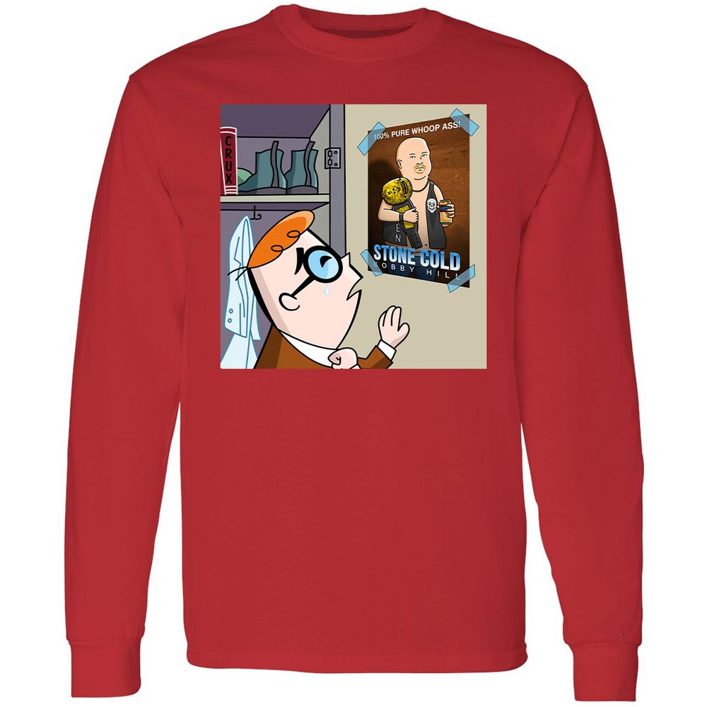 Long Sleeve T-Shirt - S6NS5QV7 - Red - 14