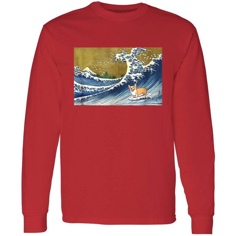 Long Sleeve T-Shirt - EF7EDWAR - Red - 14