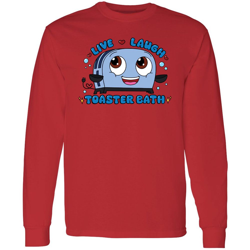 Long Sleeve T-Shirt - K6ENSU6F - Red - 14