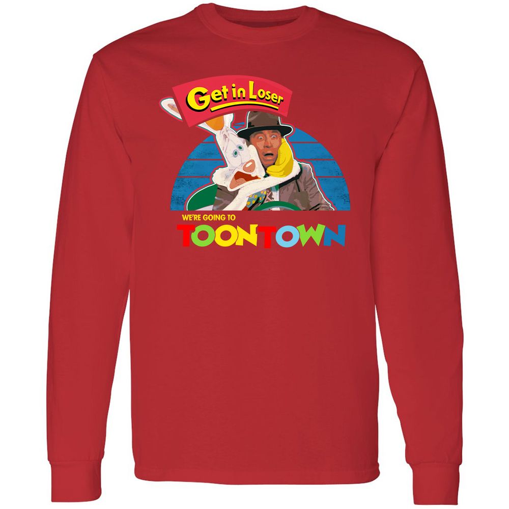 Long Sleeve T-Shirt - 75U7YDHN - Red - 14