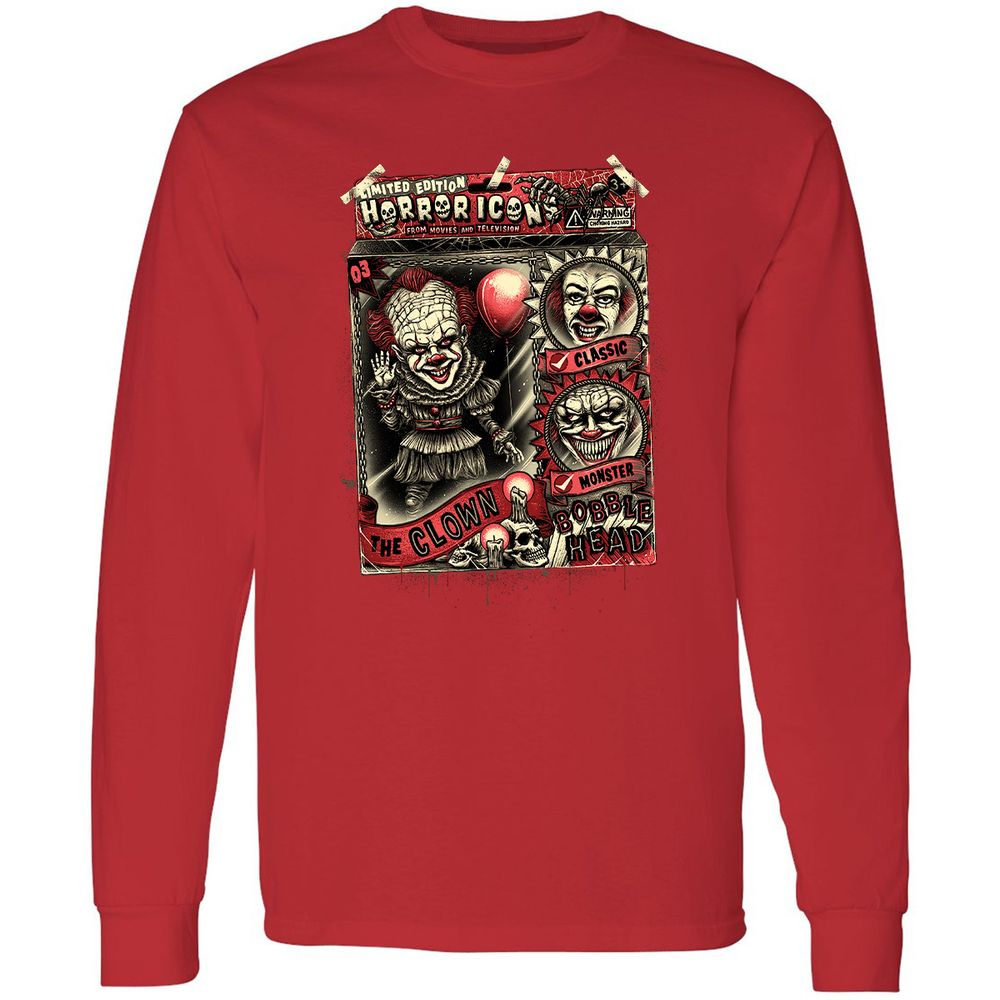Long Sleeve T-Shirt - YAWFLYJG - Red - 14