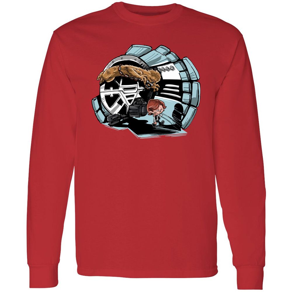 Long Sleeve T-Shirt - 9AZZ15LN - Red - 14