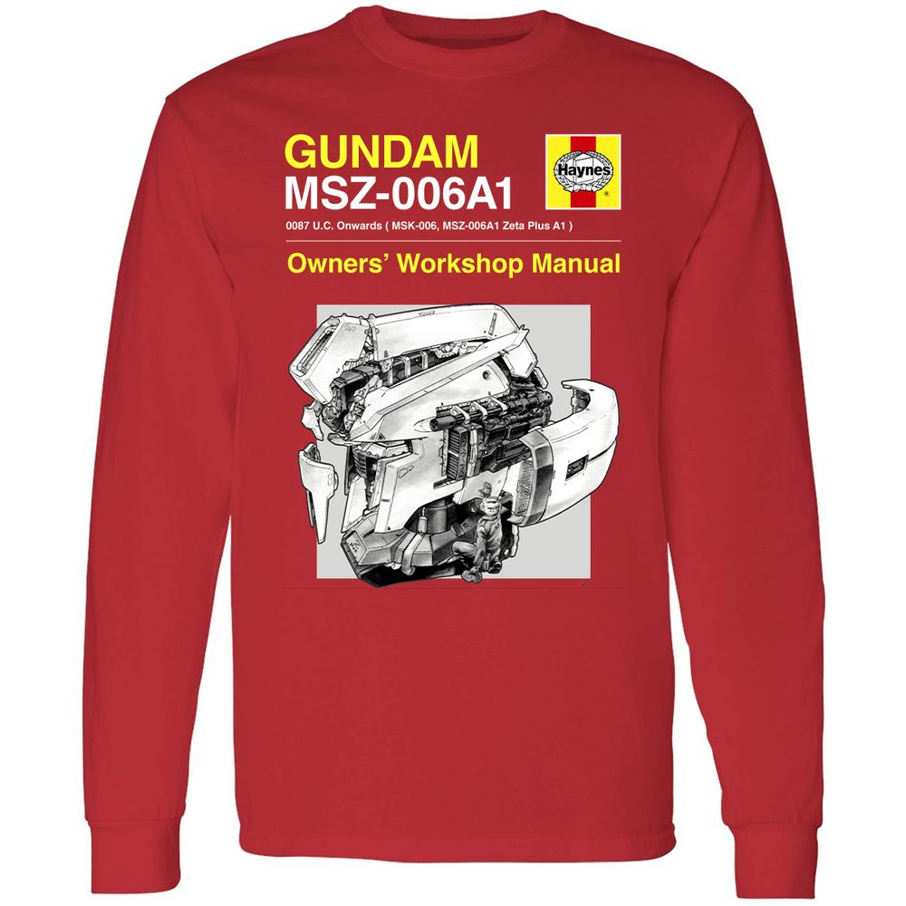 Long Sleeve T-Shirt - 1ZBQSUHL - Red - 14