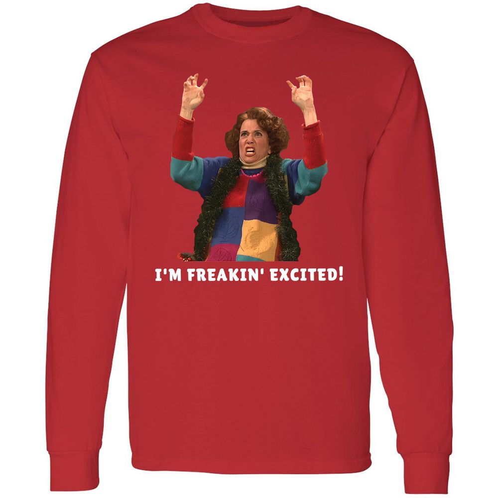 Long Sleeve T-Shirt - 7VS7ZPPQ - Red - 14