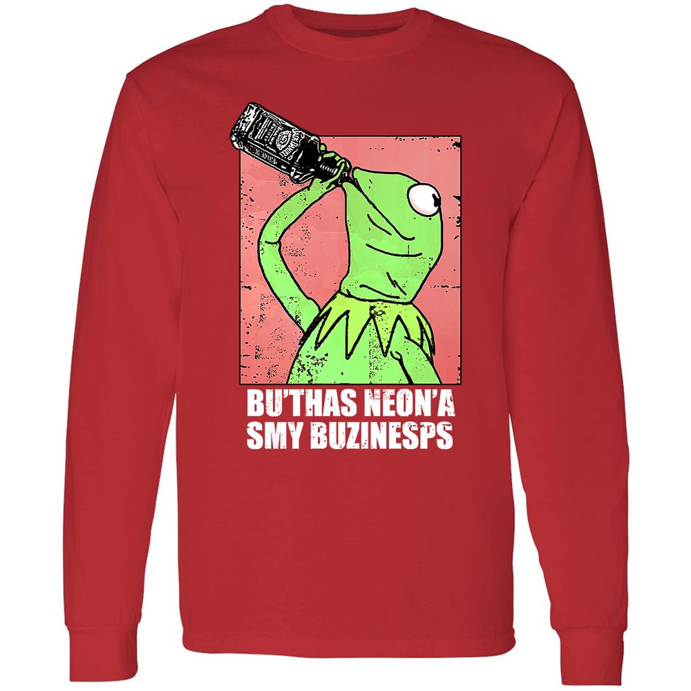 Long Sleeve T-Shirt - KYNBM7JG - Red - 14