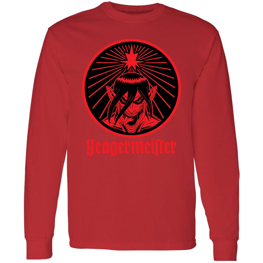 Long Sleeve T-Shirt - 3218H657 - Red - 14