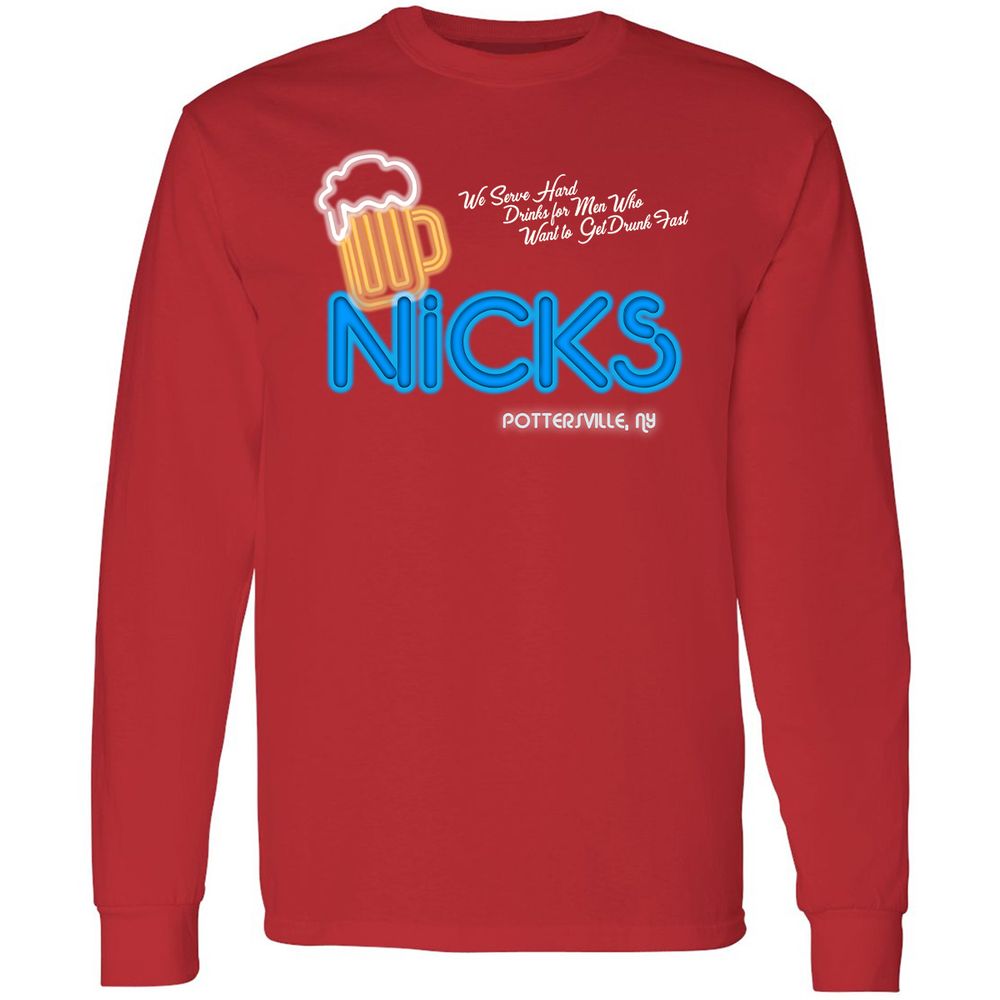 Long Sleeve T-Shirt - SLVVYFND - Red - 14