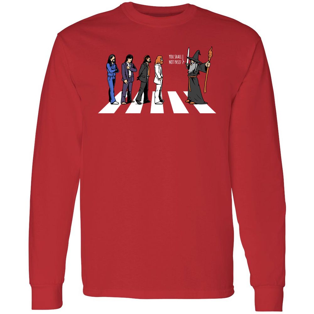 Long Sleeve T-Shirt - 5RAT7HFU - Red - 14