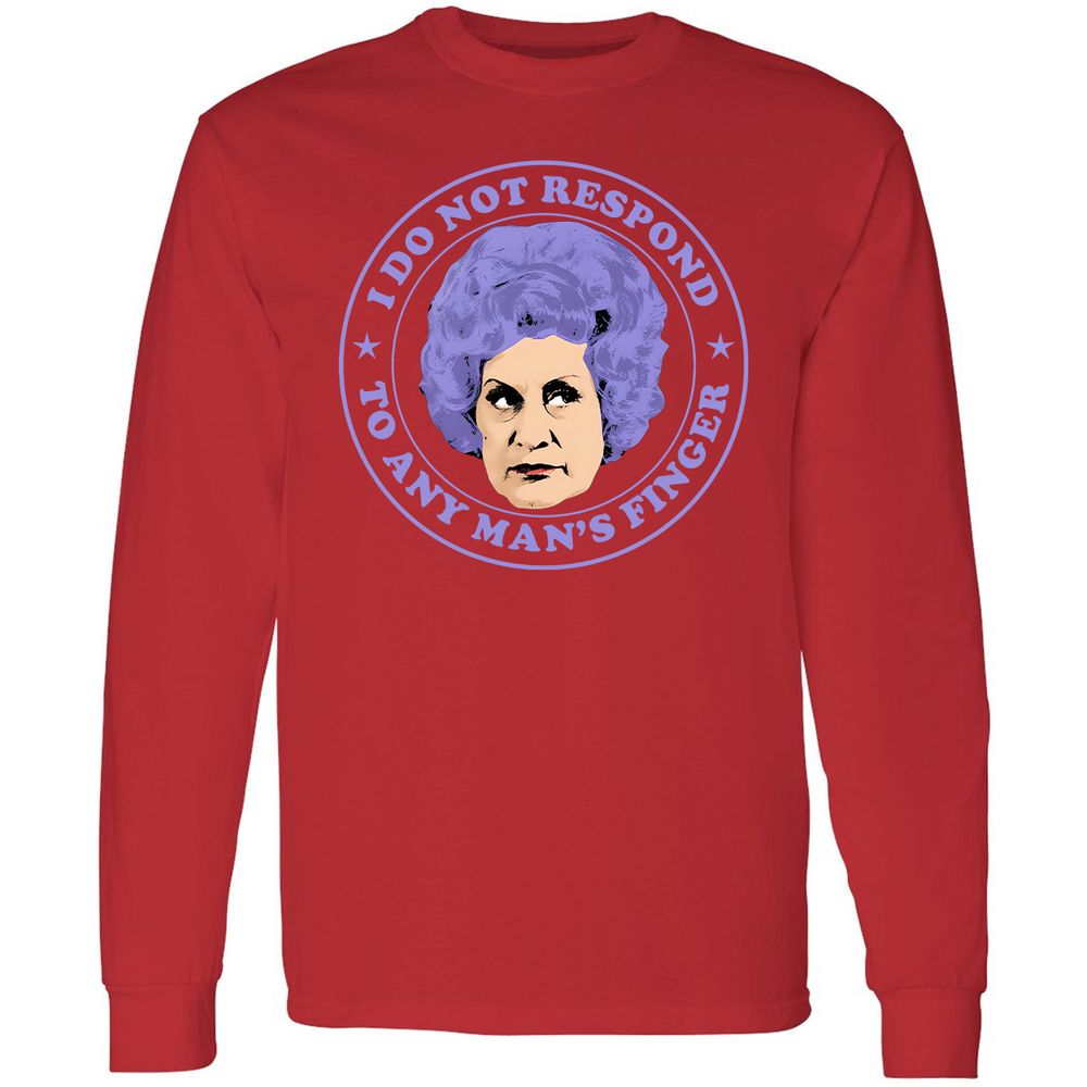 Long Sleeve T-Shirt - V74K9992 - Red - 14