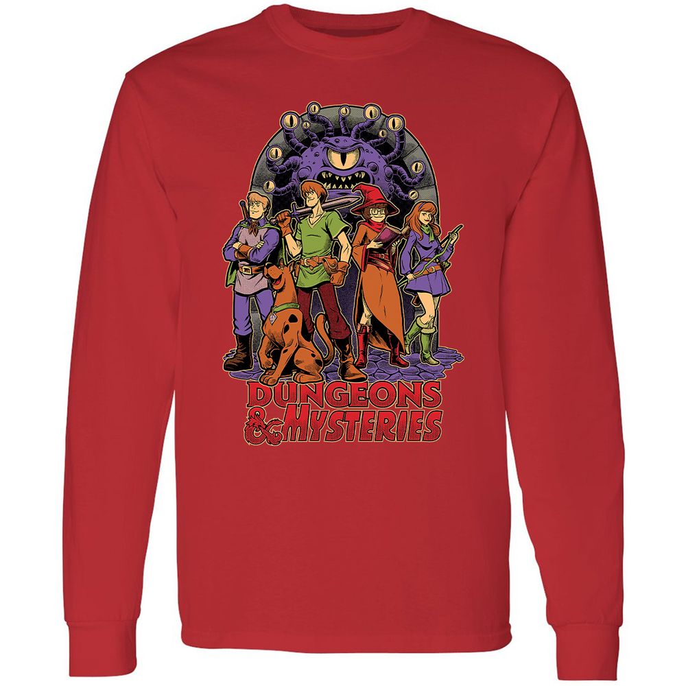 Long Sleeve T-Shirt - 4YF9QE5W - Red - 14