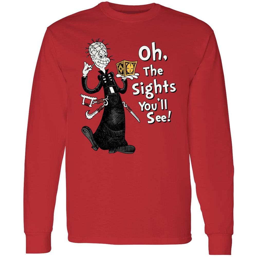 Long Sleeve T-Shirt - ANSQGTFA - Red - 14