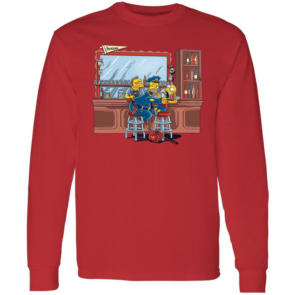 Long Sleeve T-Shirt - WBJJYXPA - Red - 14
