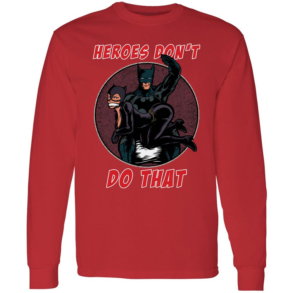 Long Sleeve T-Shirt - SH5NZQAV - Red - 14