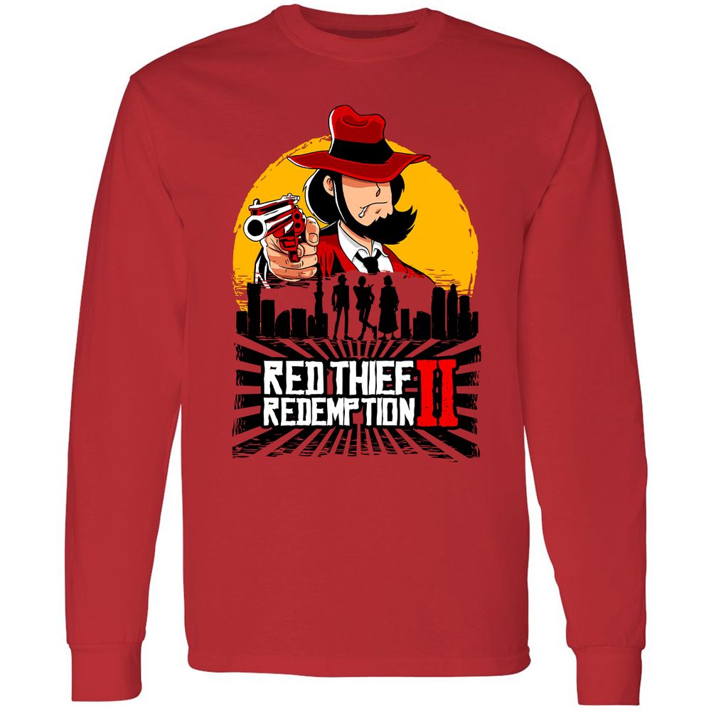 Long Sleeve T-Shirt - PRXJYP4R - Red - 14