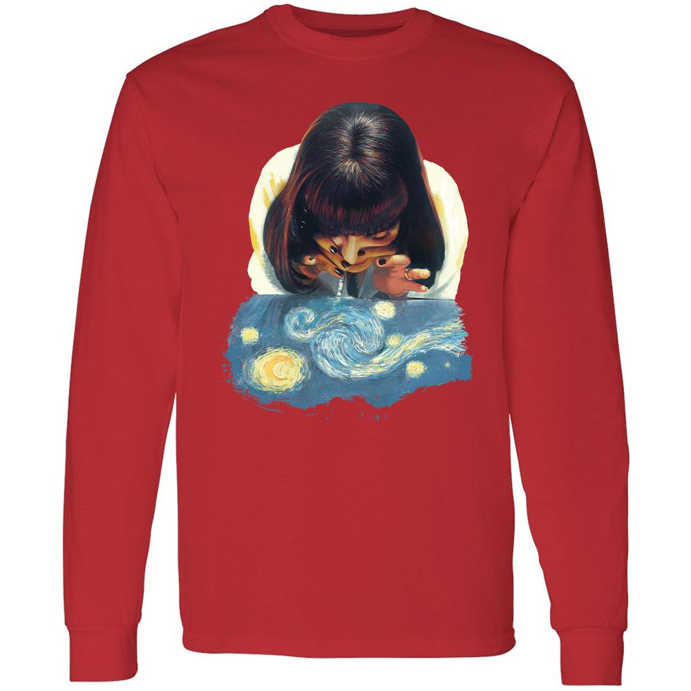 Long Sleeve T-Shirt - ZKT5D44S - Red - 14