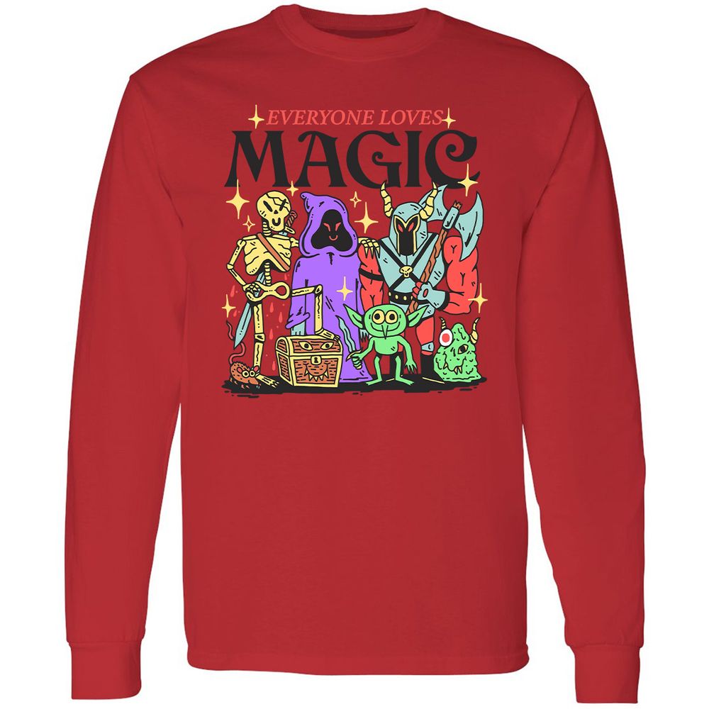 Long Sleeve T-Shirt - 5MXH43JL - Red - 14