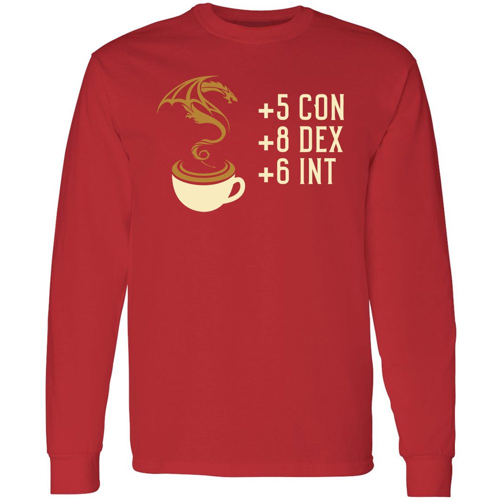 Long Sleeve T-Shirt - 9FYJ9QC6 - Red - 14