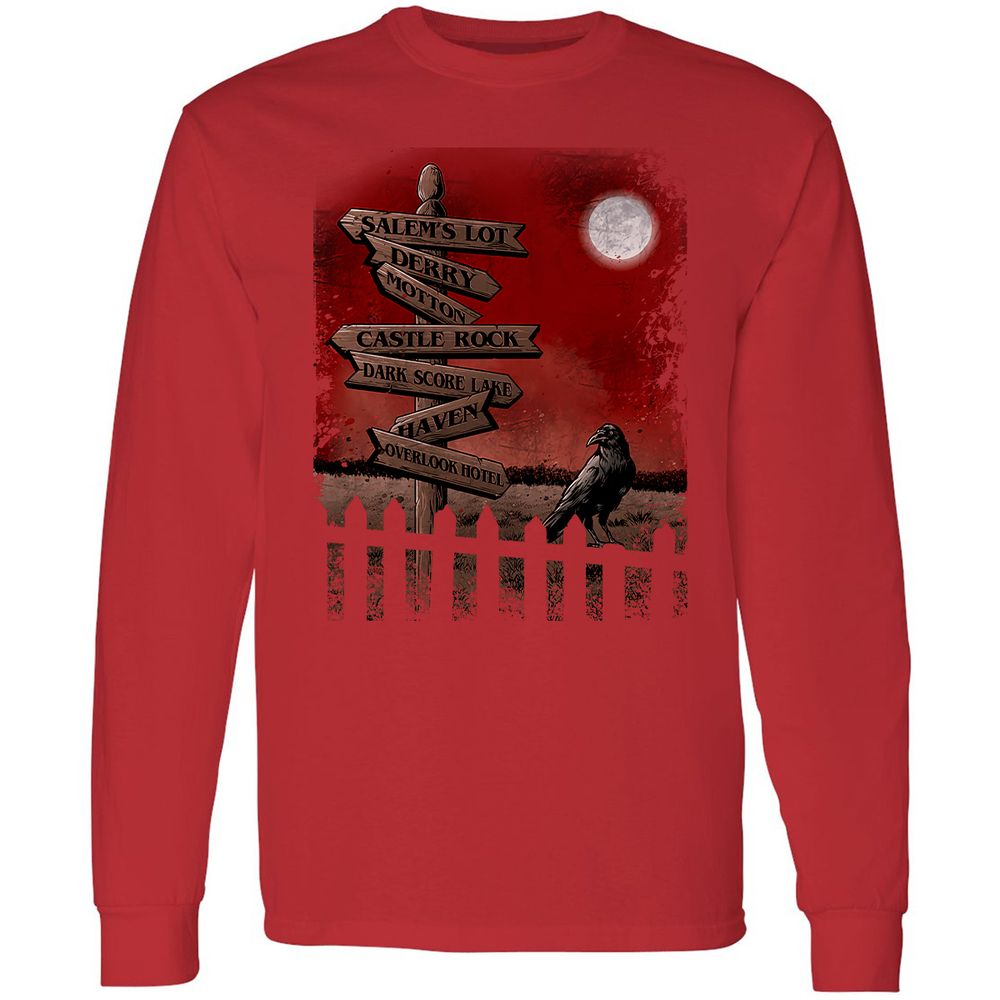 Long Sleeve T-Shirt - VPJMYFL9 - Red - 14