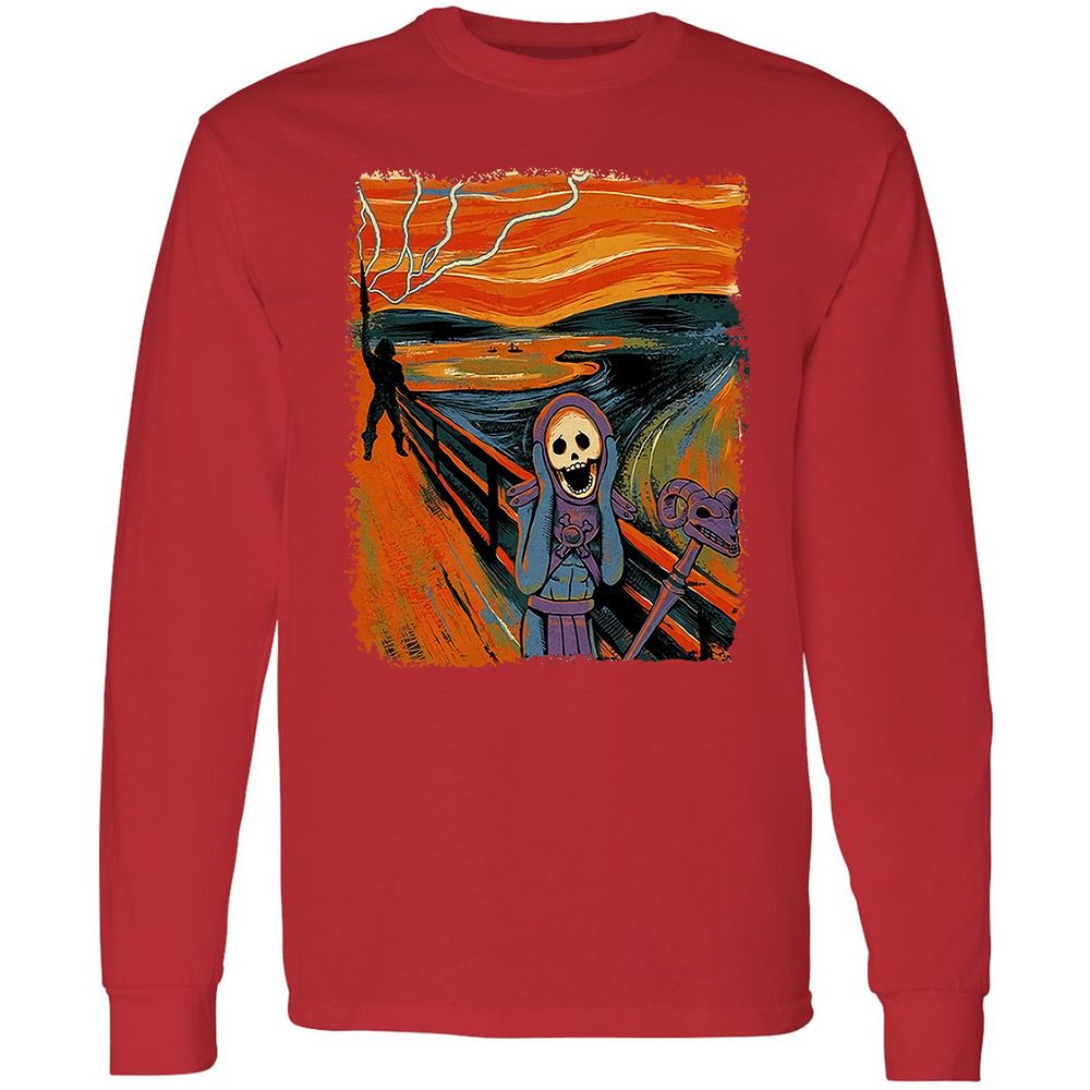 Long Sleeve T-Shirt - QTWS9E9F - Red - 14