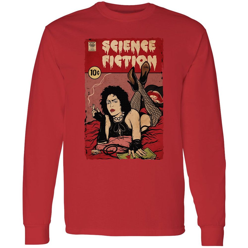 Long Sleeve T-Shirt - 7XFMQPA2 - Red - 14