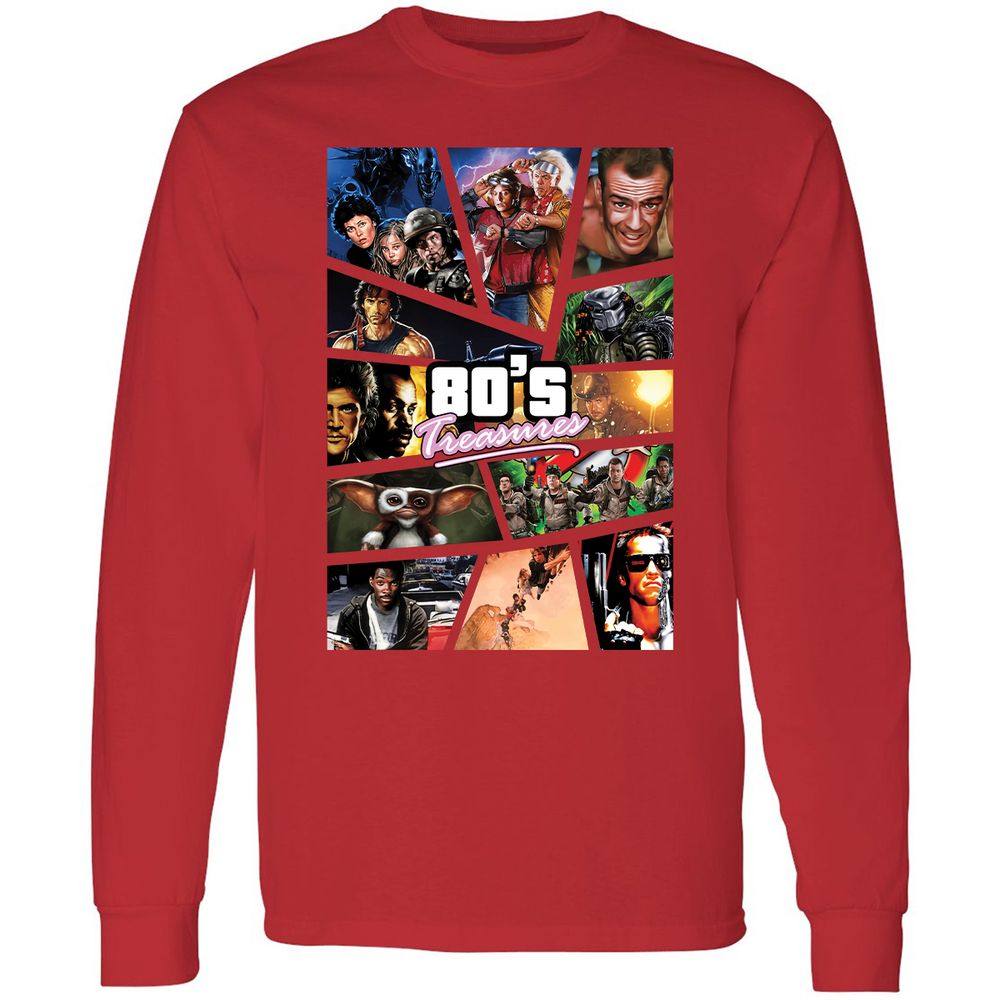 Long Sleeve T-Shirt - V1UA9A2R - Red - 14