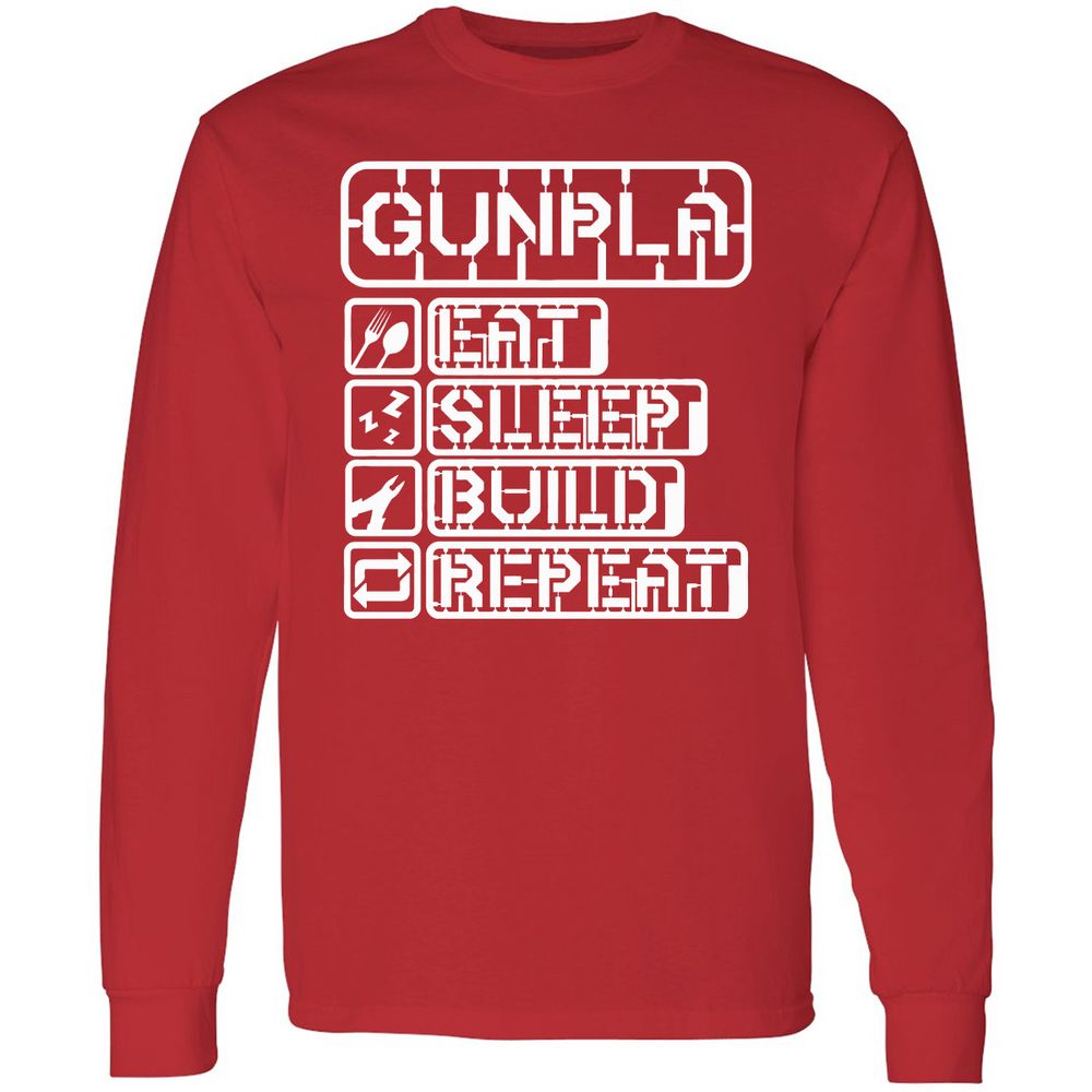 Long Sleeve T-Shirt - SDGME8T4 - Red - 14