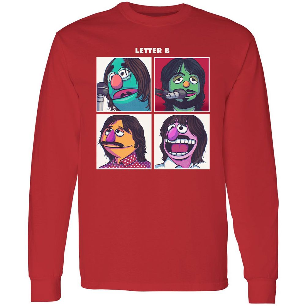 Long Sleeve T-Shirt - RQVWHMEG - Red - 14