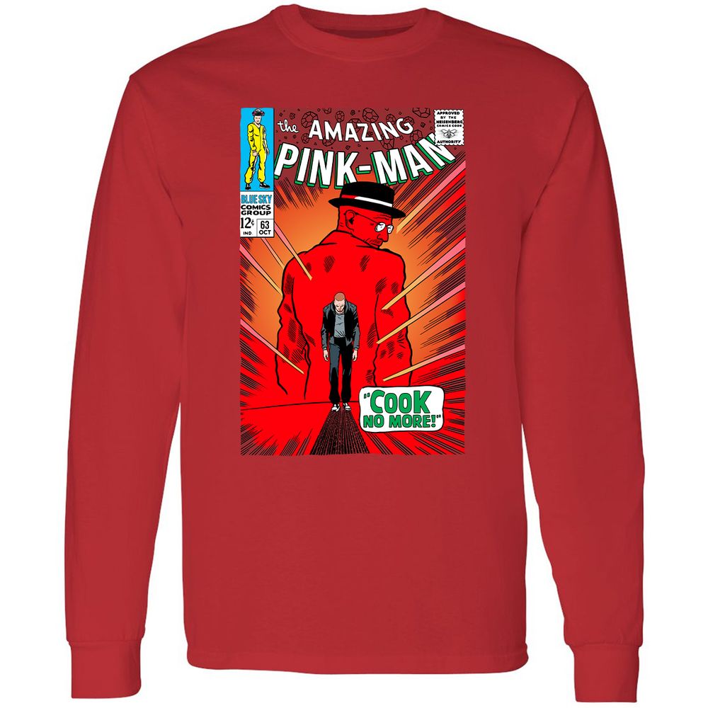 Long Sleeve T-Shirt - 6V99D95E - Red - 14
