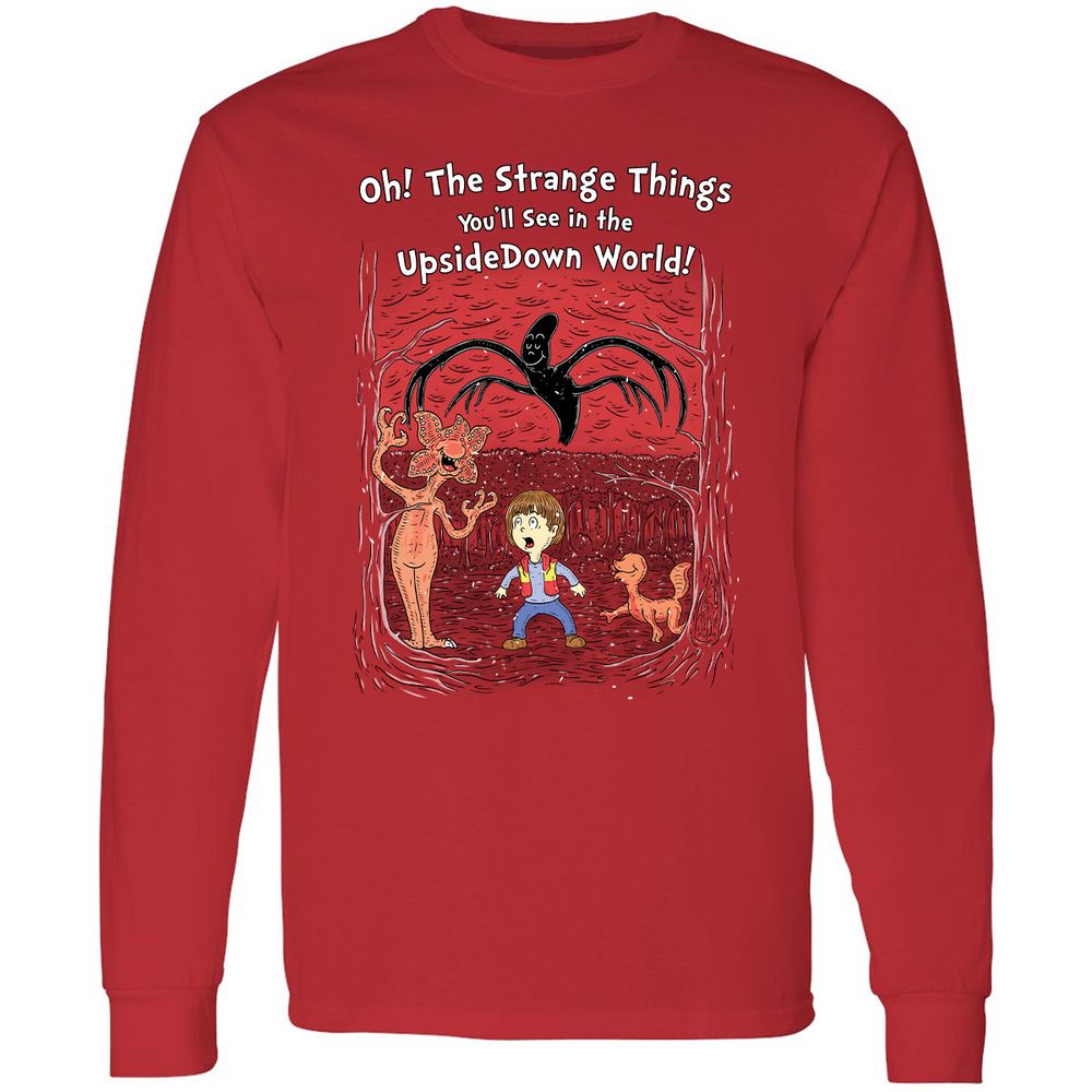 Long Sleeve T-Shirt - 12F7M7AJ - Red - 14