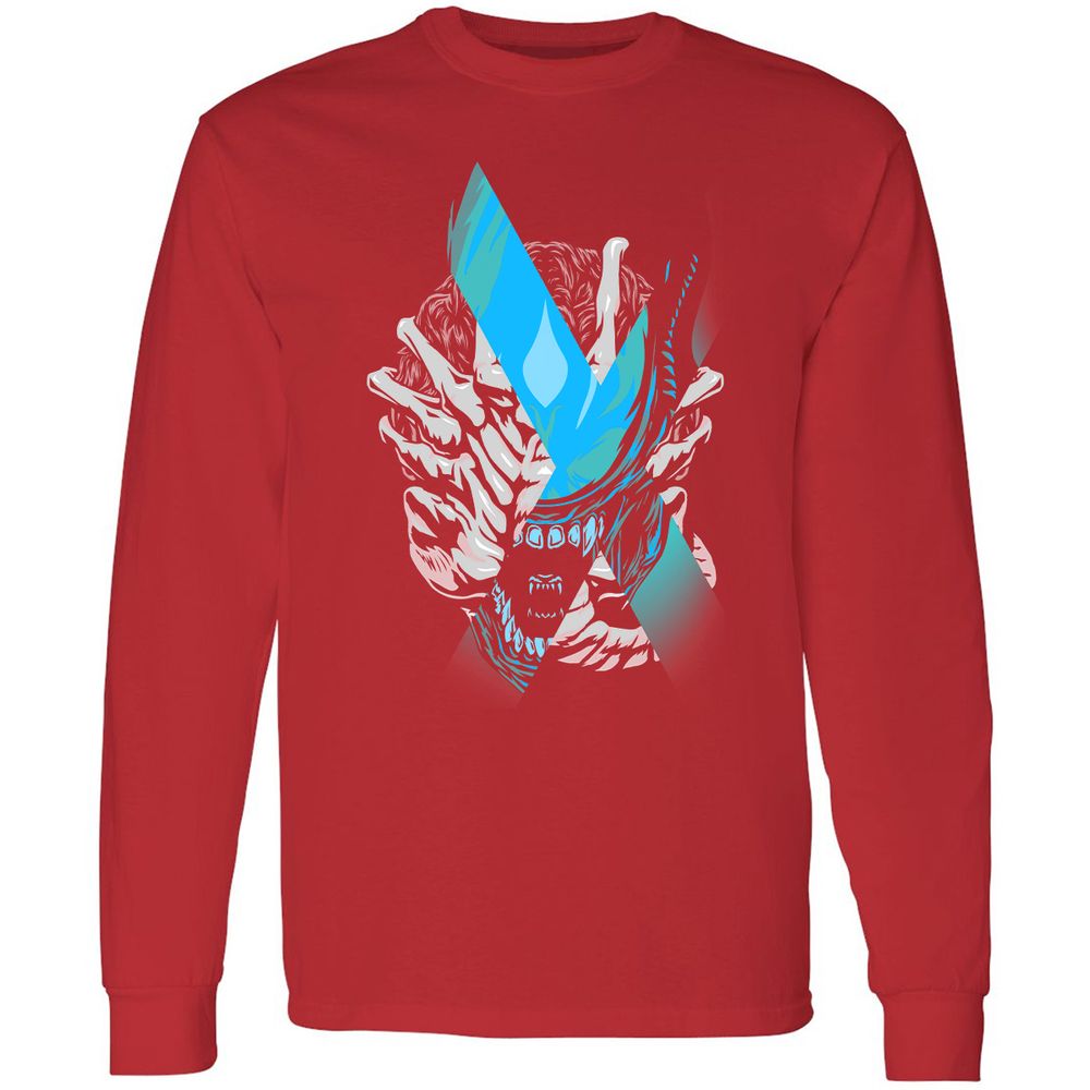 Long Sleeve T-Shirt - RWNE9YWE - Red - 14