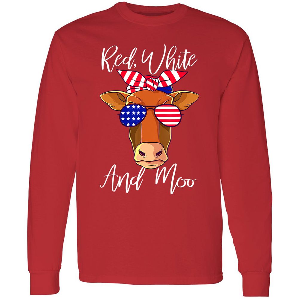 Long Sleeve T-Shirt - 8K52FJA4 - Red - 14
