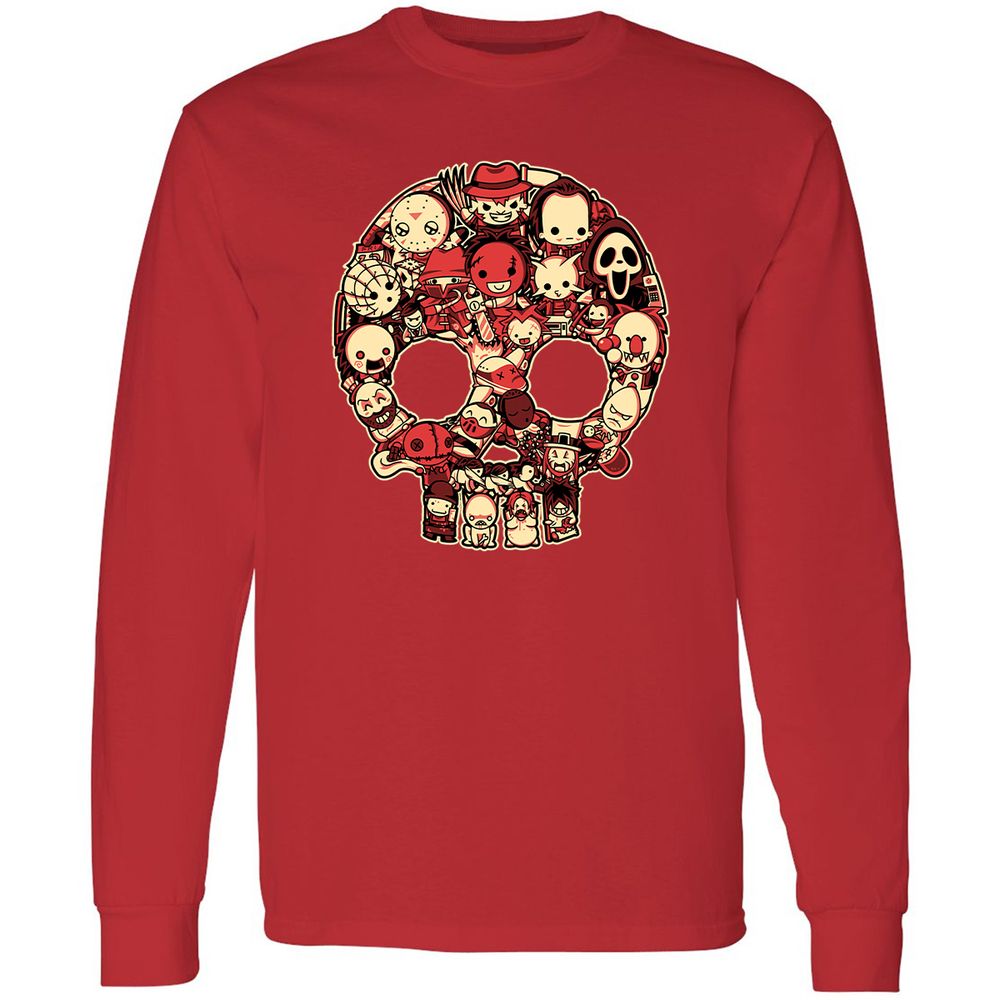 Long Sleeve T-Shirt - 8N6NQRSF - Red - 14