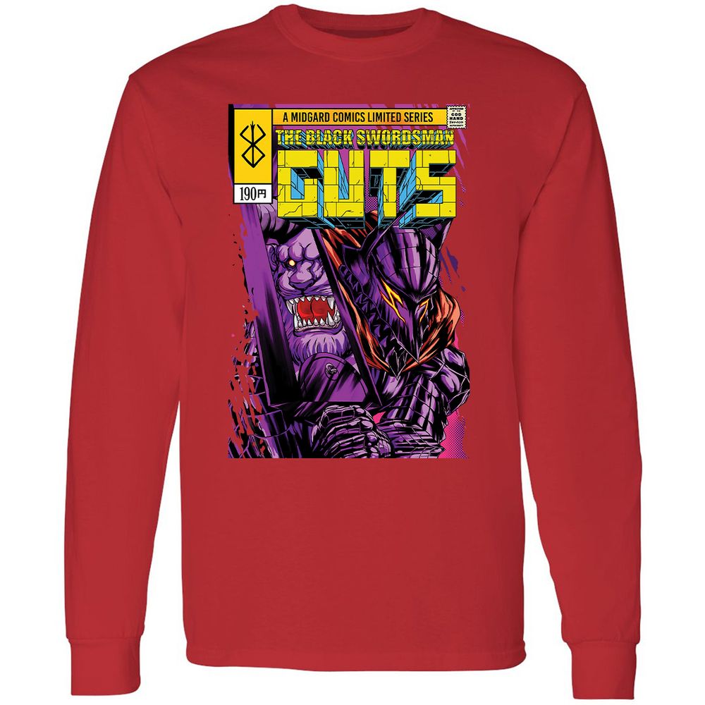 Long Sleeve T-Shirt - Y1GHFHZ2 - Red - 14