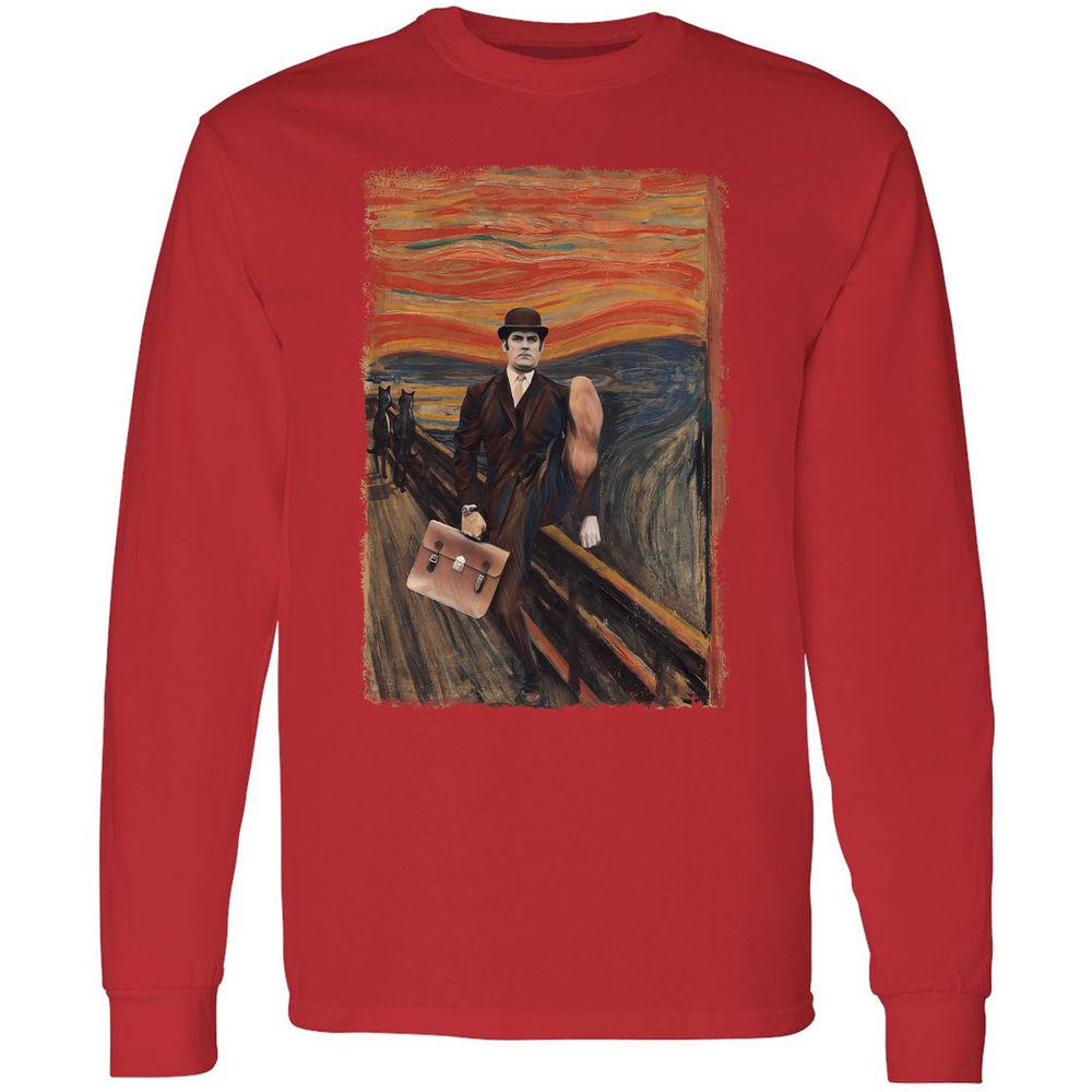 Long Sleeve T-Shirt - YUMENUXV - Red - 14