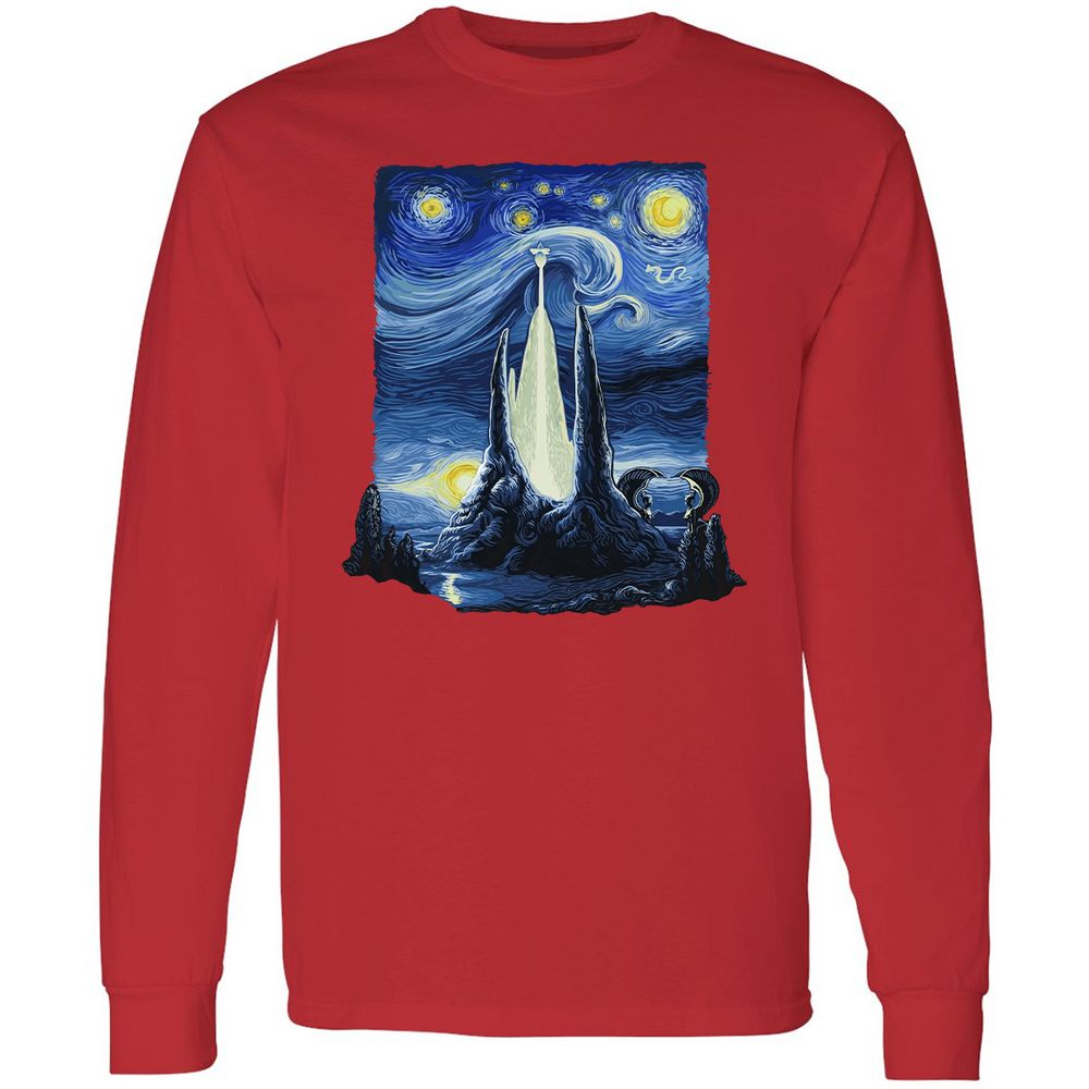 Long Sleeve T-Shirt - 8FXWWQJH - Red - 14