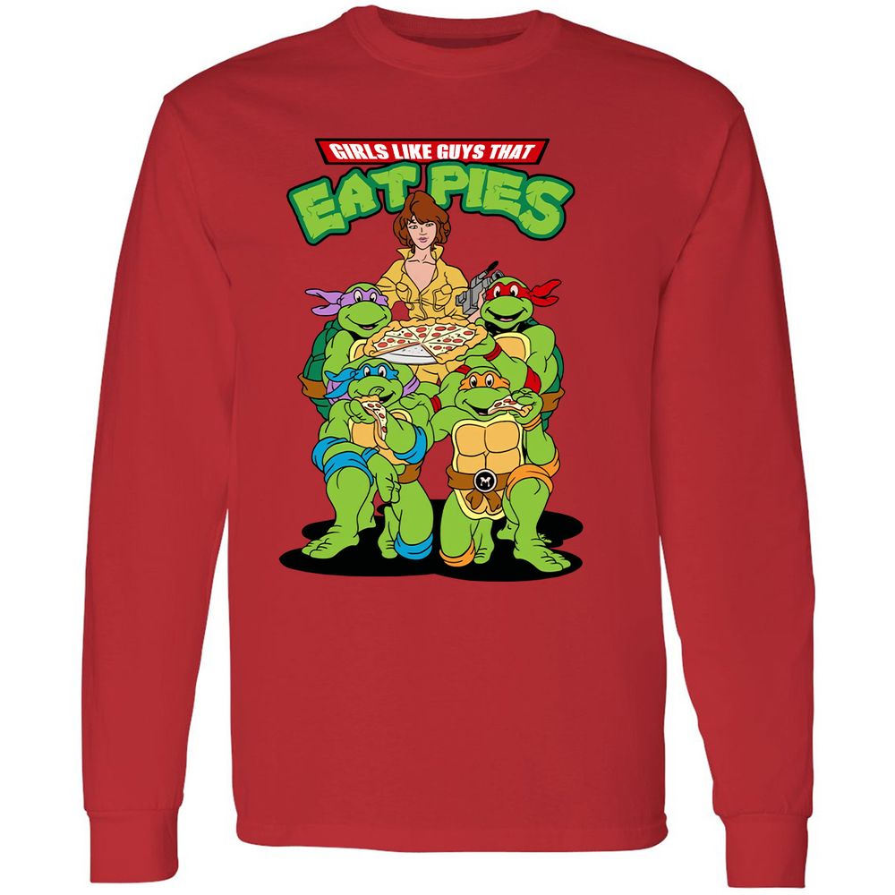 Long Sleeve T-Shirt - CTLLWPN2 - Red - 14