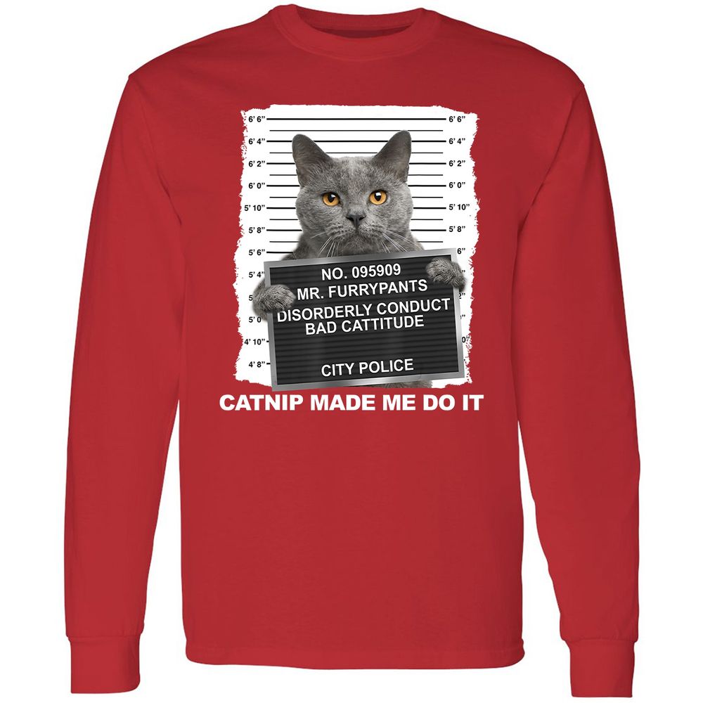 Long Sleeve T-Shirt - TY3N1L5E - Red - 14