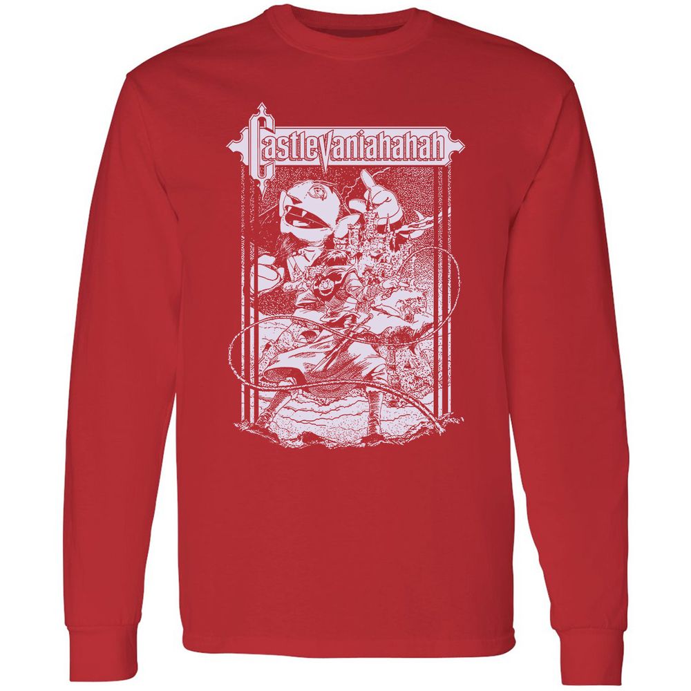 Long Sleeve T-Shirt - THCMQXQU - Red - 14