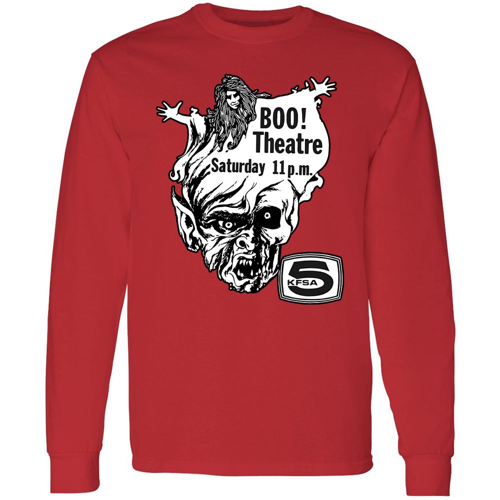 Long Sleeve T-Shirt - 7D4MJQ43 - Red - 14