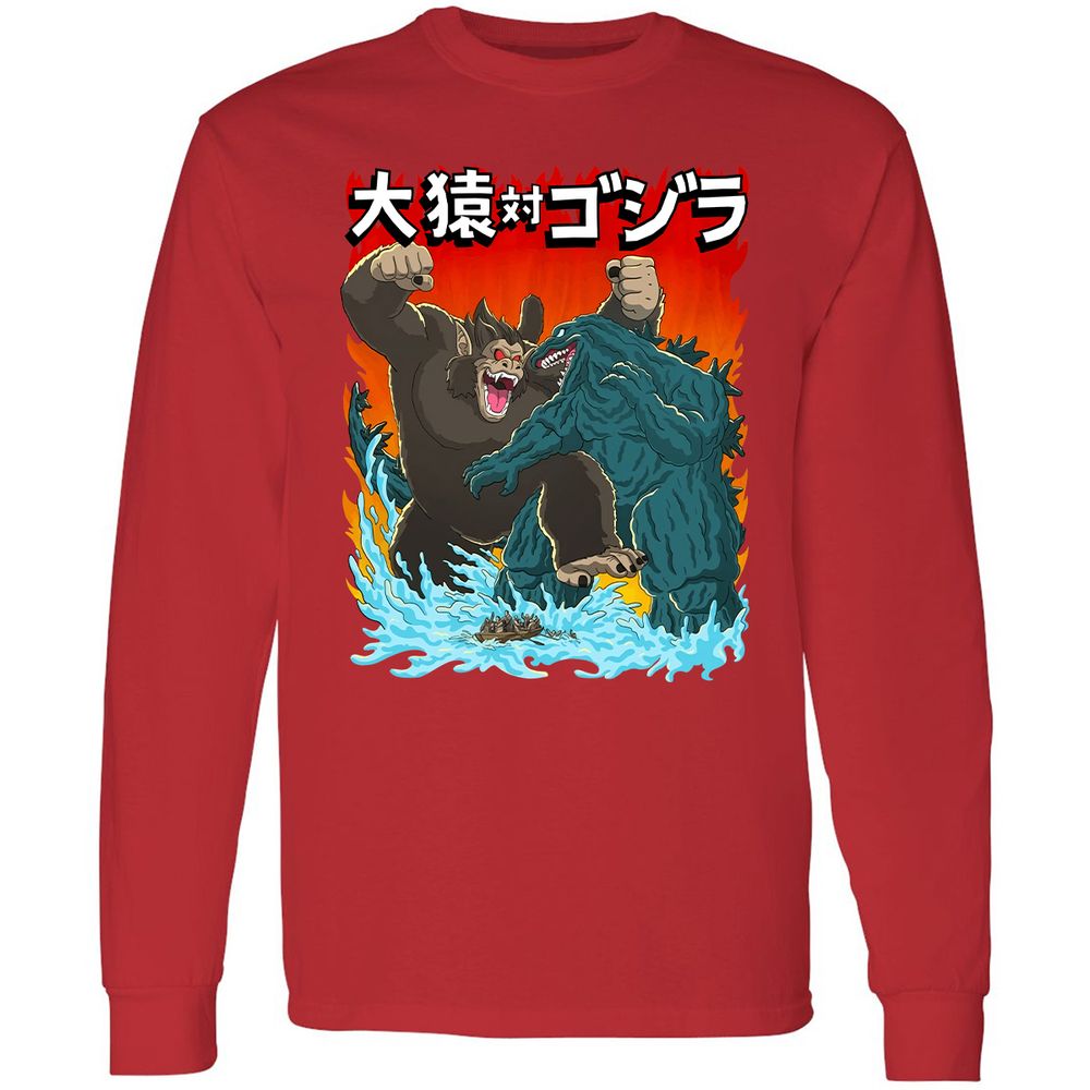 Long Sleeve T-Shirt - BT2KZMQA - Red - 14