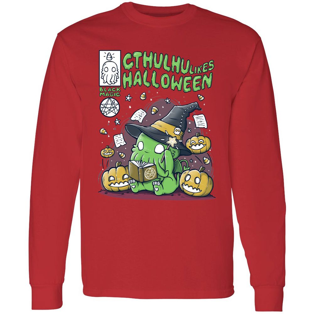 Long Sleeve T-Shirt - 4XXF1Q7N - Red - 14