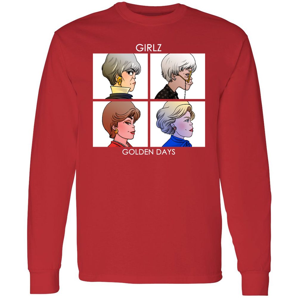 Long Sleeve T-Shirt - HM84EMXG - Red - 14