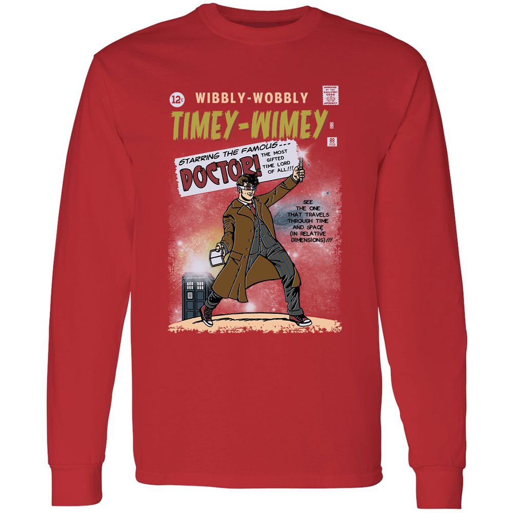 Long Sleeve T-Shirt - P63EXYNV - Red - 14